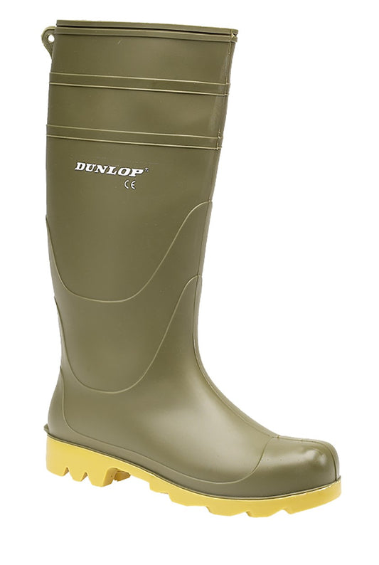 Dunlop Green Adult Wellington Boots