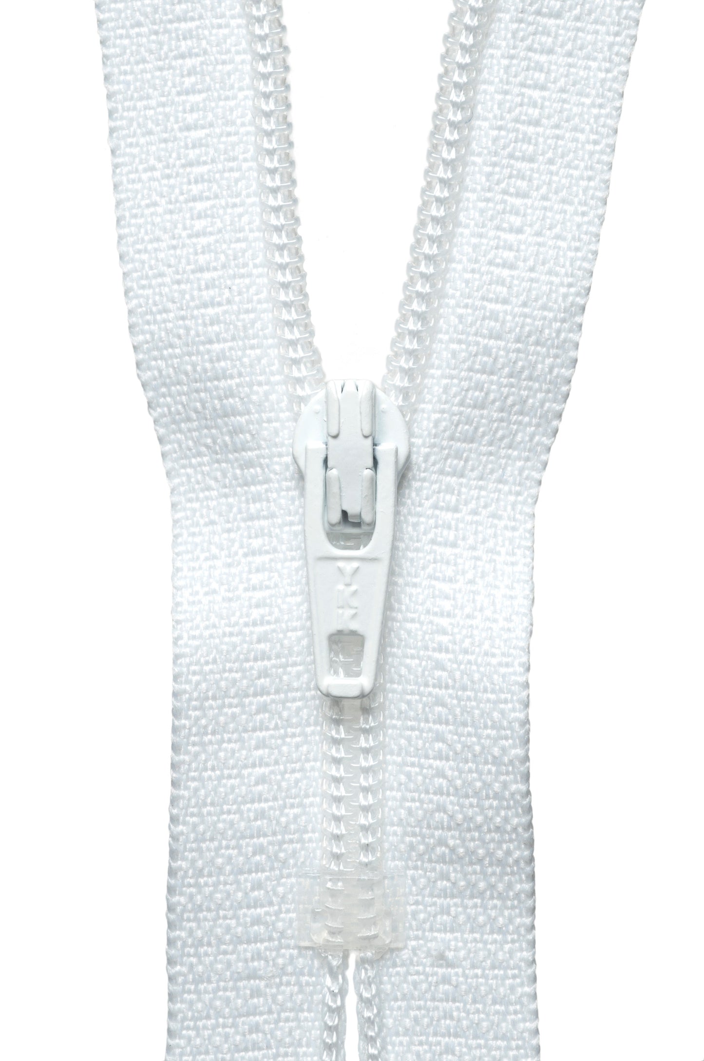 Nylon Dress and Skirt Zip: 15cm White
