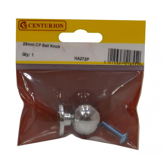 Ball Knob 25mm CP