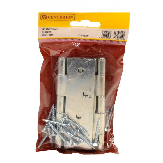 100mm ZP Steel Butt Hinge (1 pair)