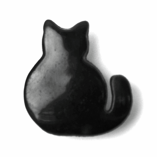 Black Cat 20mm Button