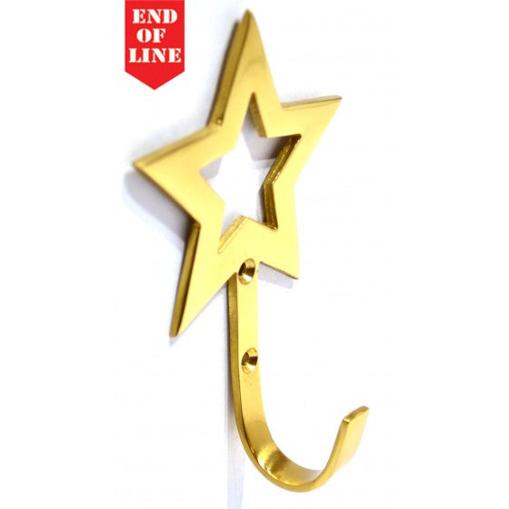 70mm x 110mm PB Star Tassel Hook (Pack of 2)