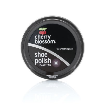 Cherry Blossom Shoe Polish Dark Tan 50ml