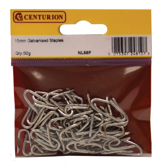 Galv Staples 15mm