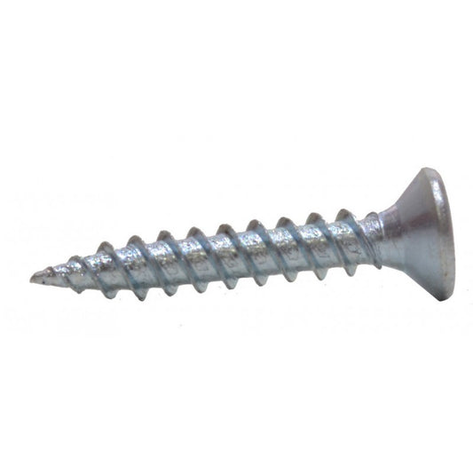 Woodscrews CSK Pozi 1"x No8 BZP PK30