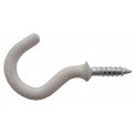 Shouldered Cup Hook 25mm PVC