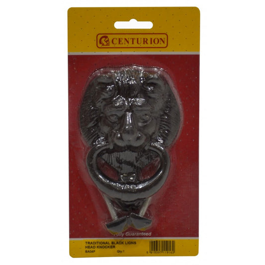 Tudor Lions Head Door Knocker 125mm