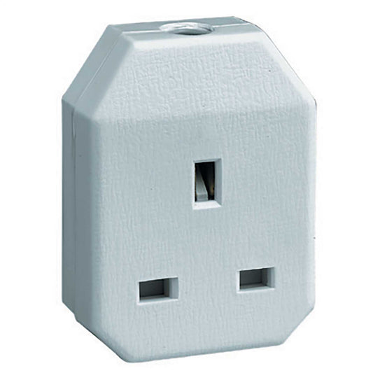 13A 1 Gang Extension Socket White