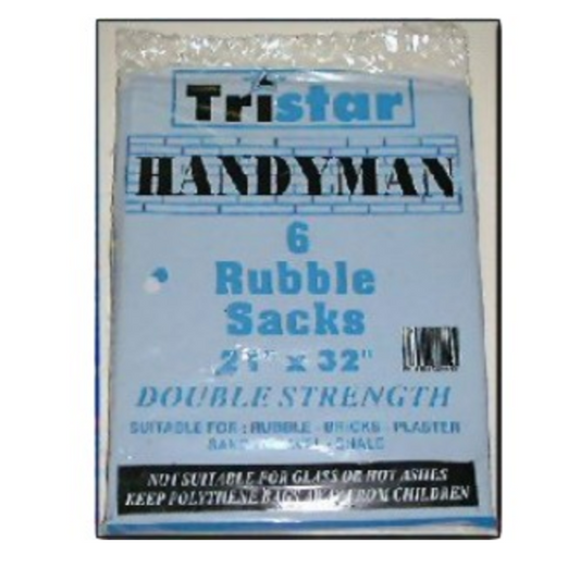 Rubble Sacks Blue Pk6