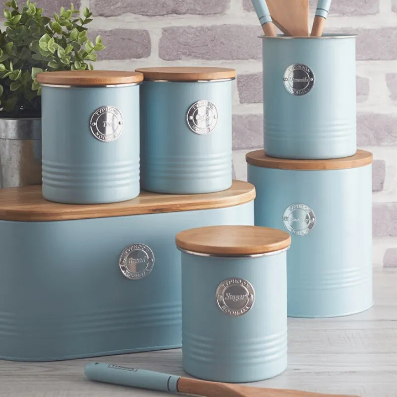 Living Blue Bread Bin
